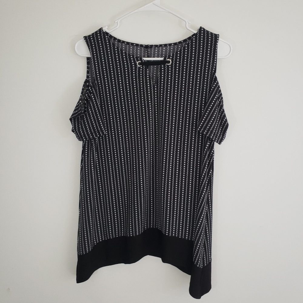 Cold shoulder blouse